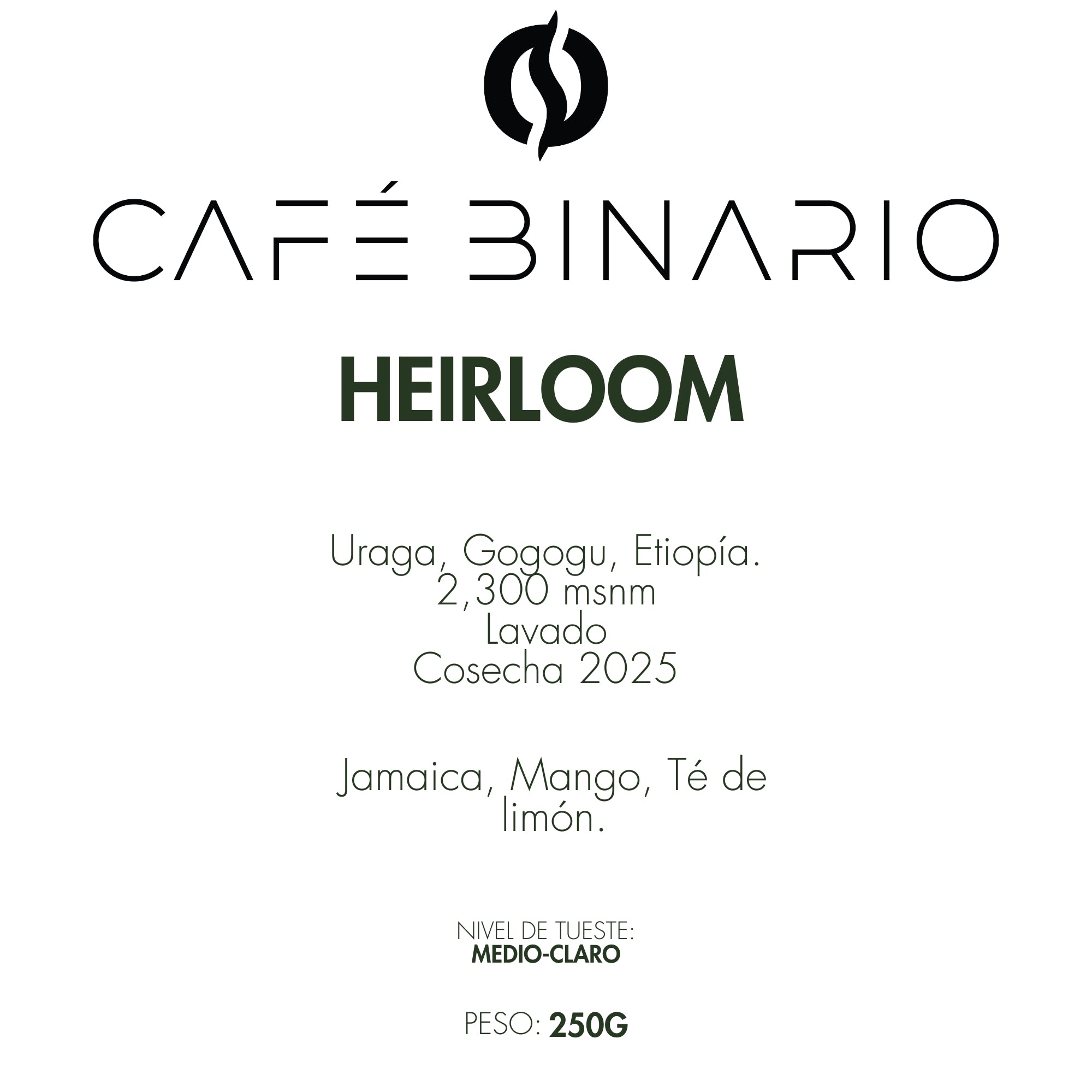 Café Etiopía Uraga Gogogu